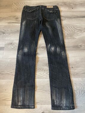 NIRVANA Black Denim Jeans grunge